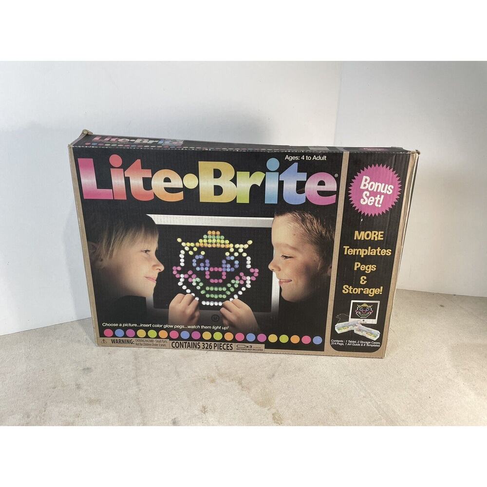 Lite Brite Magic Screen Bonus Set 326 Pieces